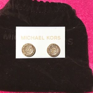 Michael Kors Gold Earrings Brilliance Collection